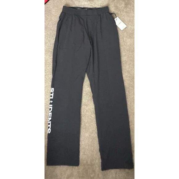 Students Ace Nylon Comfort Pants Charcoal Women’s Size Medium New NWTs - Picture 1 of 7
